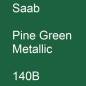 Preview: Saab, Pine Green Metallic, 140B.